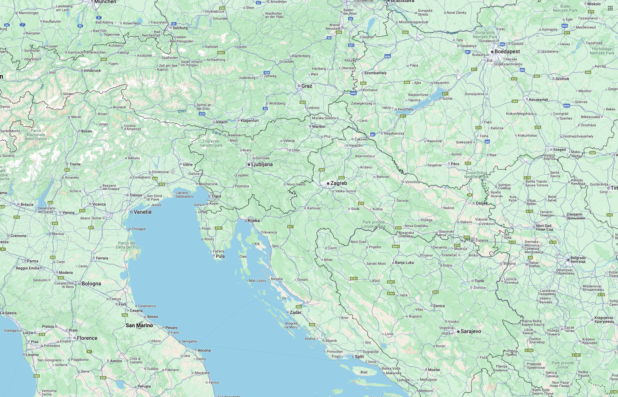 Map location